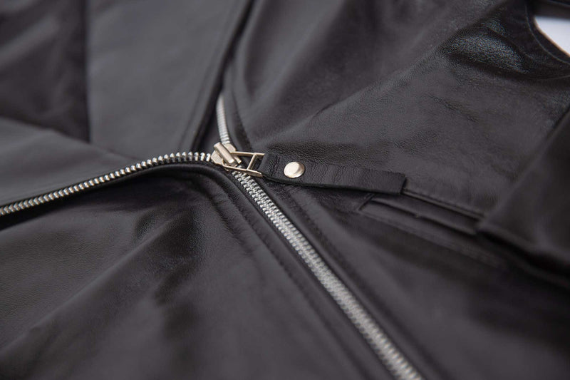 Swaik Leather Moto Jacket