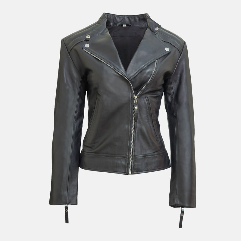 Swaik Leather Moto Jacket