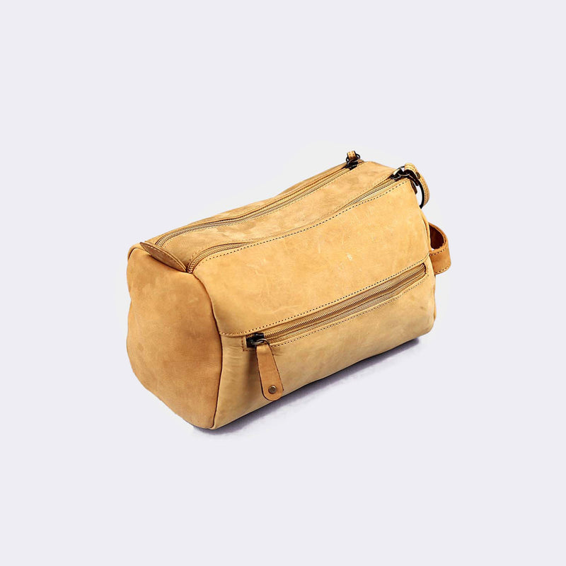 Top Grain Leather Toiletry Bag