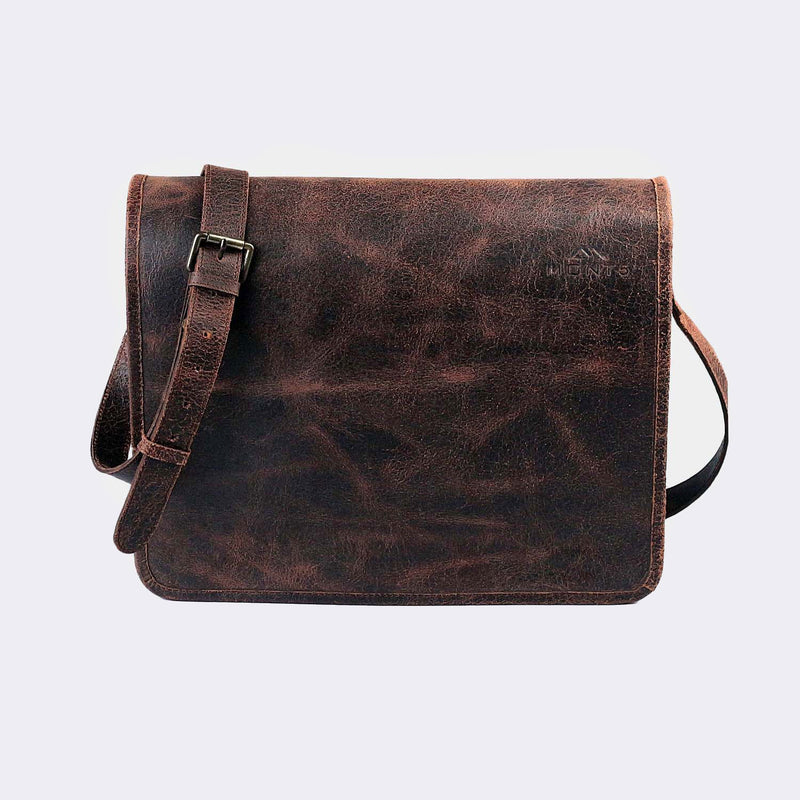 Brown Leather Messenger